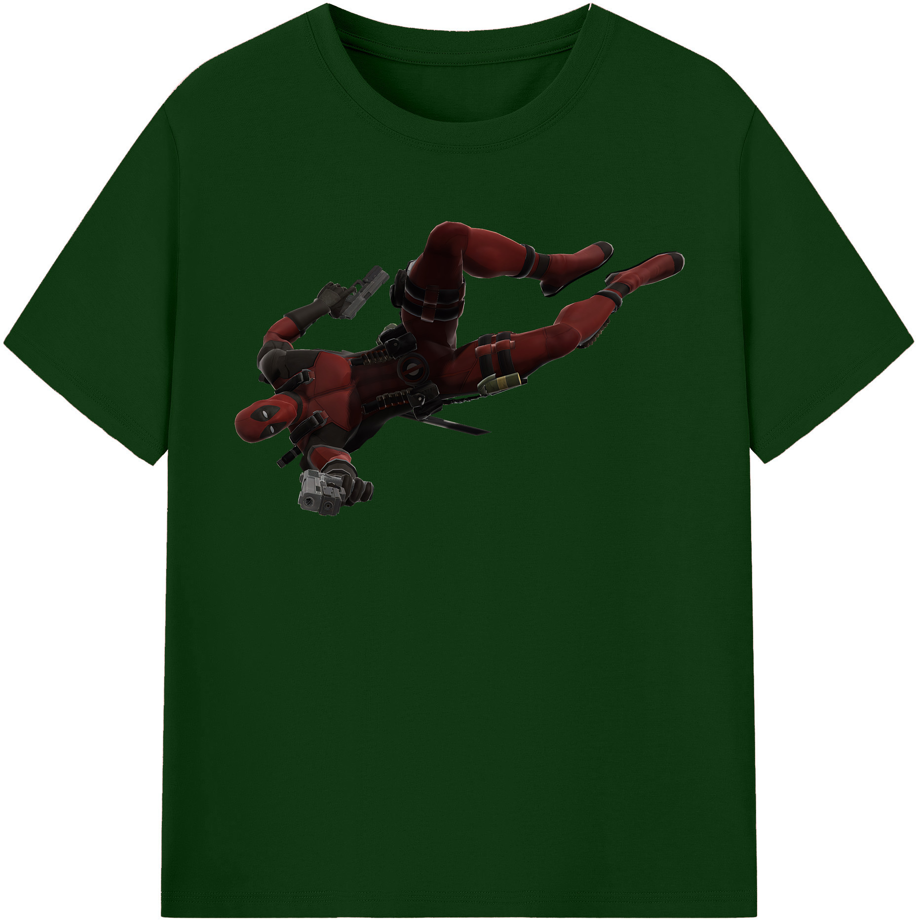 （画像用） Deadpool デッドプール 綿100％半袖Tシャツ（フロントプリント）